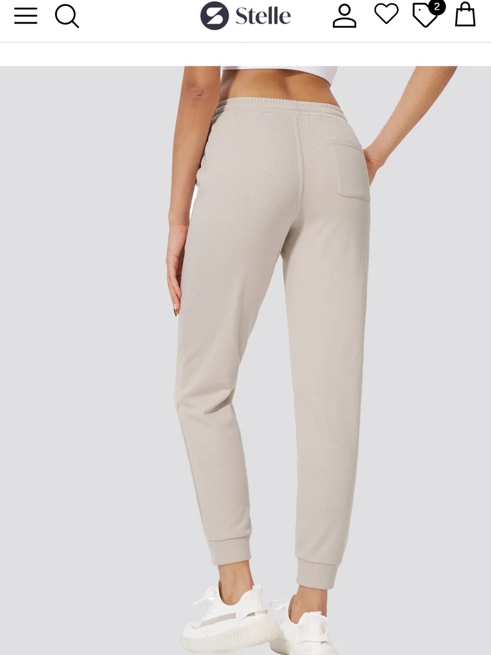 Stelle Drawstring Track Joggers - Picture 2 of 6